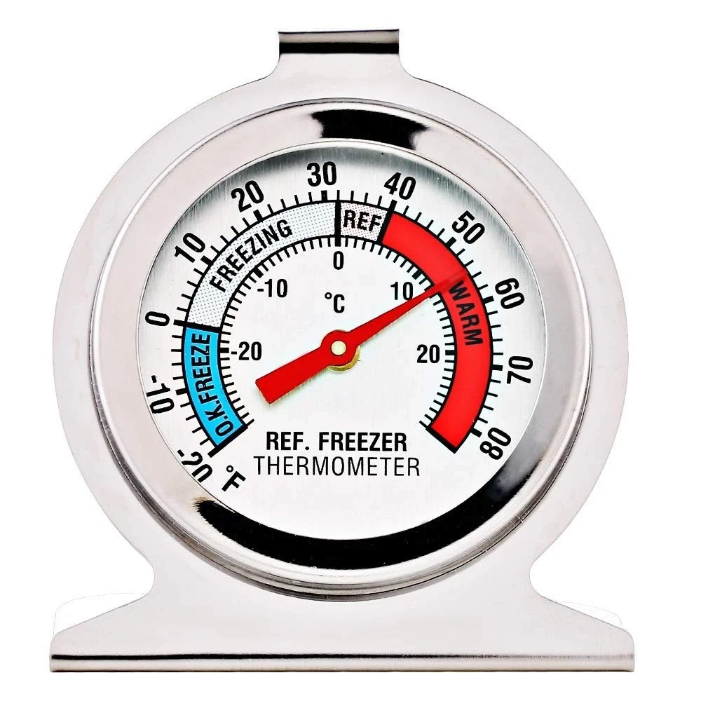 2 Pack Refrigerator Freezer Thermometer Large Dial Analog Thermometer gallery