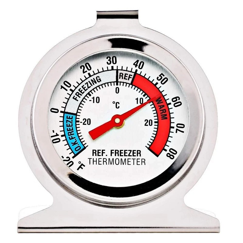 2 Pack Refrigerator Freezer Thermometer Large Dial Analog Thermometer gallery