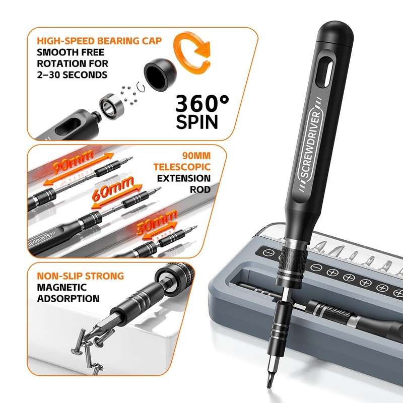 Electronics Precision Screwdriver Sets 32-Piece Magnetic Repair Tool Kit for ... gallery