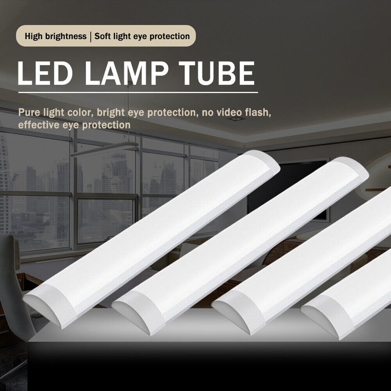 LED Ceiling Tube Light Bar Linear Batten Lamp Lighting Home Shop Fixtures bright gallery