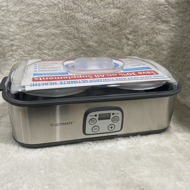 Ultimate Probiotic Yogurt Maker with Adjustable Temperature & Time (2 bowls) gallery