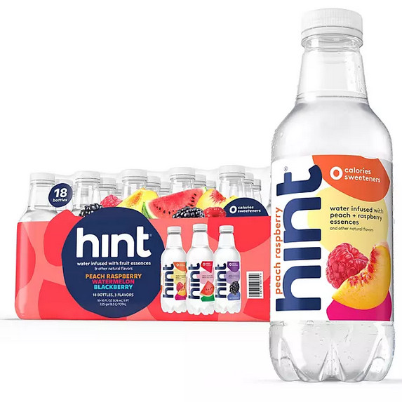 Hint Flavored Water Variety Pack 16oz Bottles - 18 Pack Unsweetened gallery