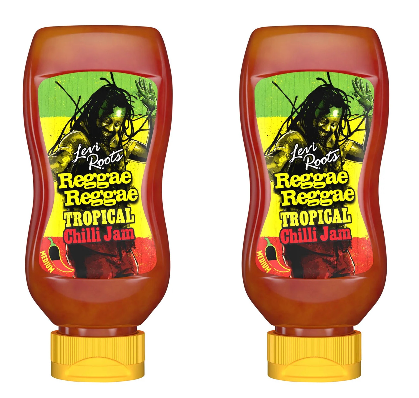 Levi Roots Reggae Tropical Chilli Jam Squeezy Bottle 300g PACK OF 2 gallery