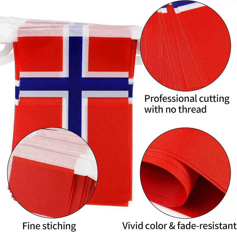 Norway Flag Norwegian Flag, Small String Norway Flags Mini Norwegian Flags Banne gallery