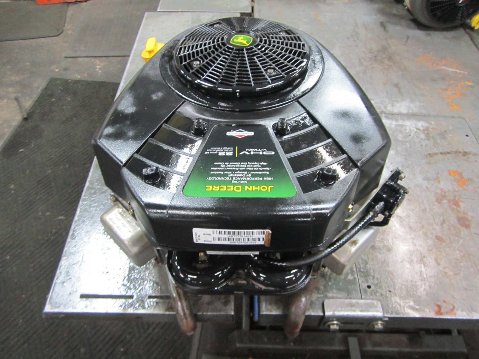 BRIGGS AND STRATTON 22HP GOOD RUNNING ENGINE MOTOR 407777 gallery