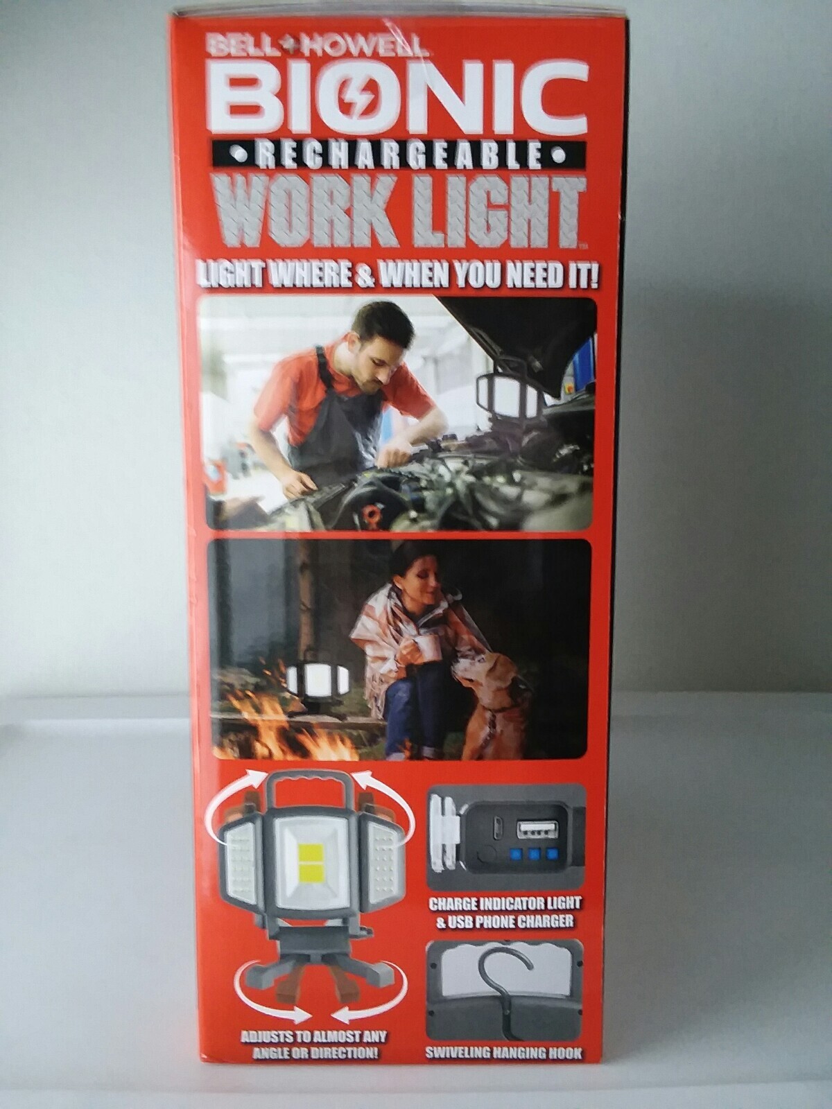 Bell and Howell Bionic Rechargeable Work Light 750 Lumens gallery