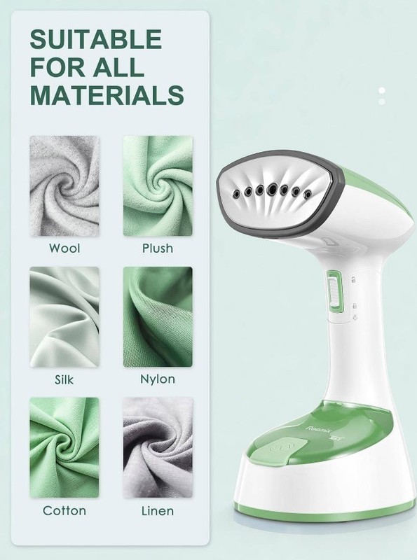 Portable Folding Clothes Steamer 25 Sec Heat Up 20g Min Travel Wrinkle Remover gallery