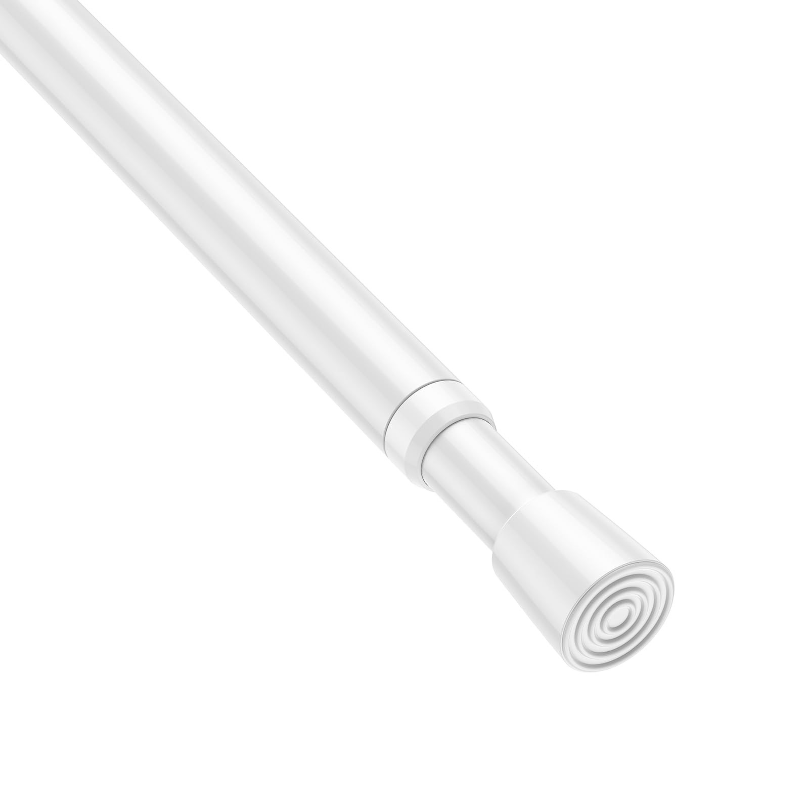 1 Pack Spring Tension Rods 33-59 Inches, 5/8 Inch Diameter White No Drill Spr... gallery
