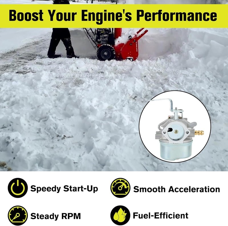 10HP HM80 Carburetor For Tecumseh 10hp 8hp HM100 Snow Blower Generator # 640260 gallery