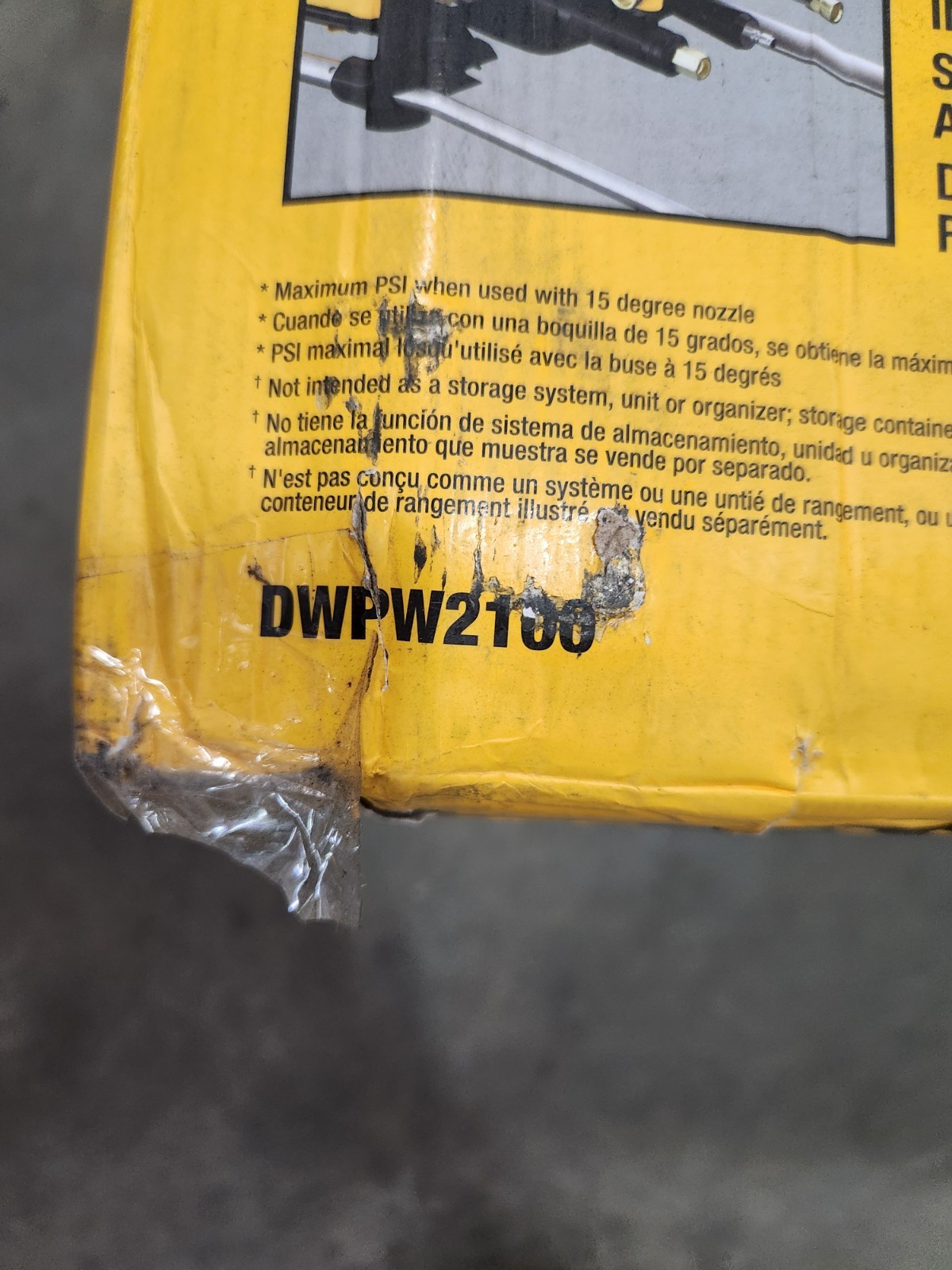 DeWALT DWPW2100 Compact Electric Jobsite Pressure Washer - USED CONDITION gallery