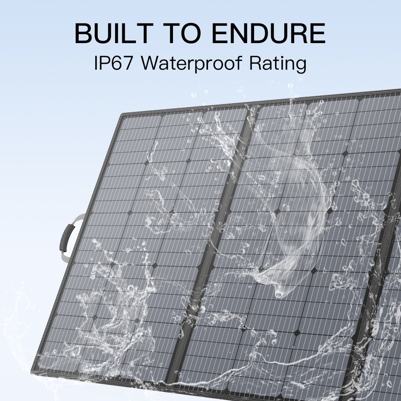 400w Portable Solar Panel Foldable for Charges EcoFlow Bluetti Jackery Anker gallery