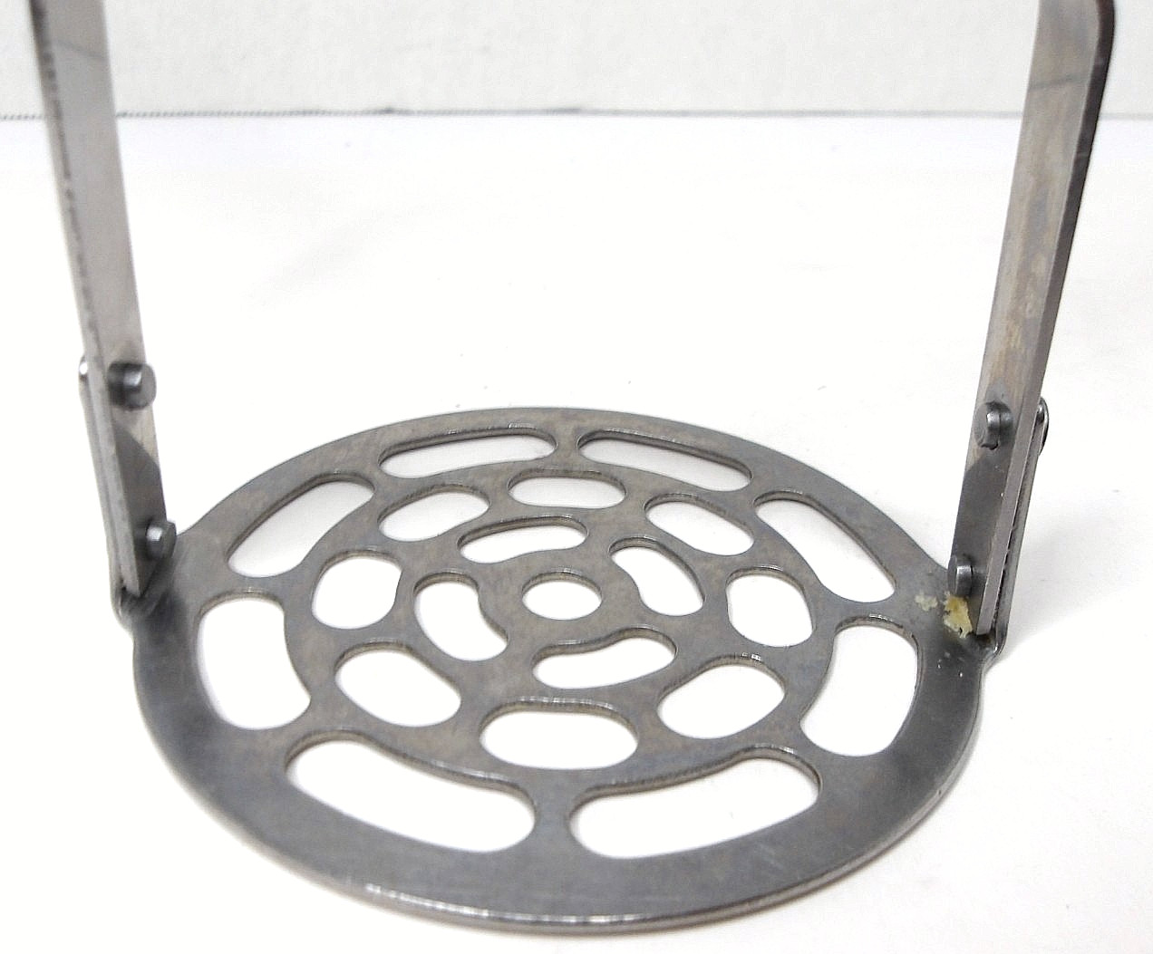 Household USA Vegetable Masher, Stainless Steel, Black, 9.5 in gallery