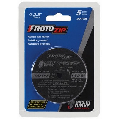 RotoZip Genuine Plastic & Metal Direct Drive Cut-Off Wheels (5pk) - 2610016660 gallery