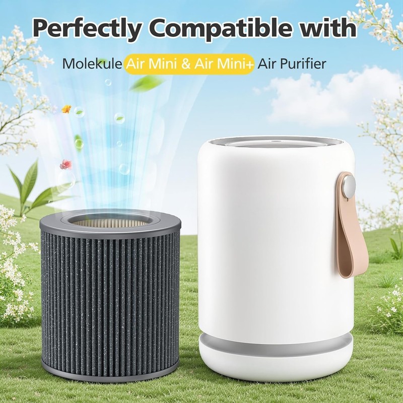 Air Mini Replacement Filter for Molekule Air Mini Air Purifier 3-in-1 HEPA Odor gallery