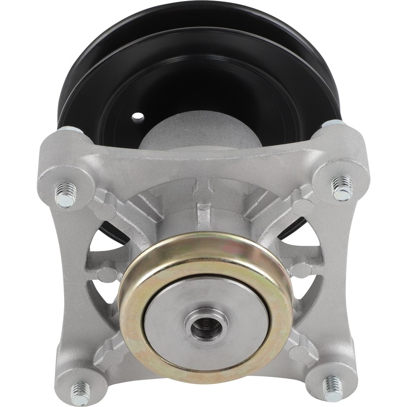 52" Deck Rebuild Kit Spindle Blade Pulley Belt for Hustler Raptor 604214 603995 gallery
