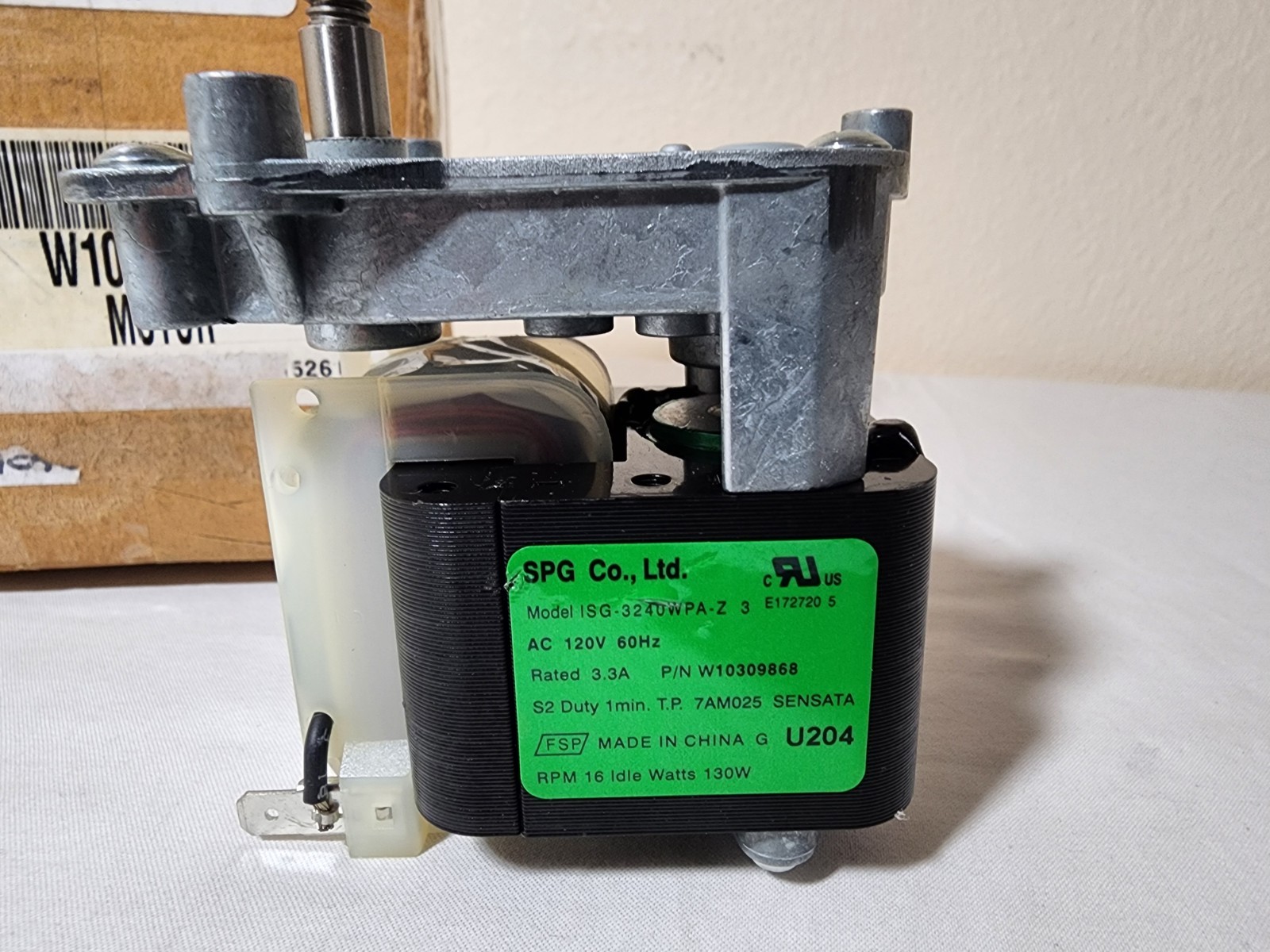 Genuine OEM Whirlpool Refrigerator Auger Motor #W10309868 gallery
