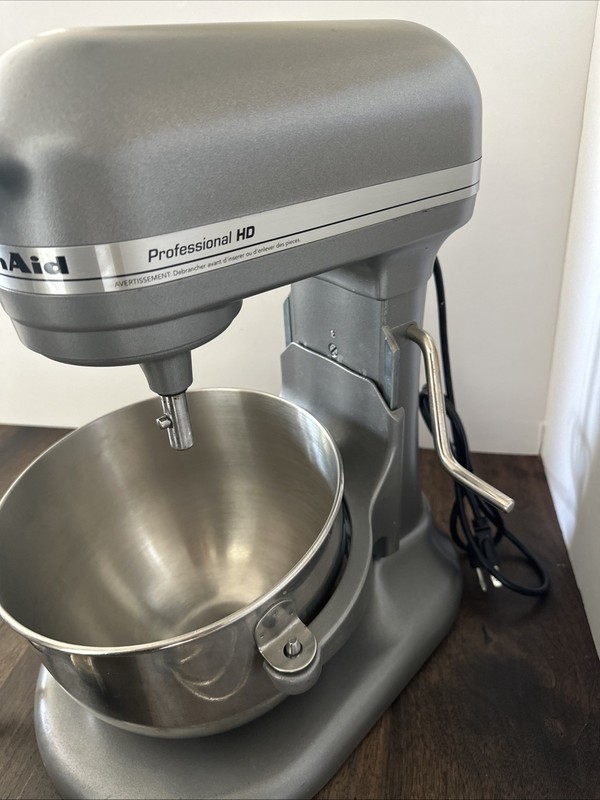 KitchenAid Professional HD KG25H3XSL Gray Bowl Lift Stand Mixer 10 Speed 475W gallery