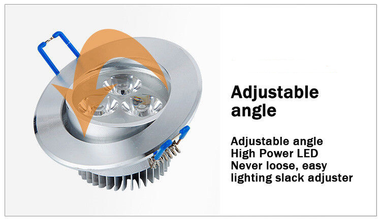 3W 3 Leds LED Downlight Recessed Ceiling Light LED Lamp Spotlight 12V AC85-265V gallery