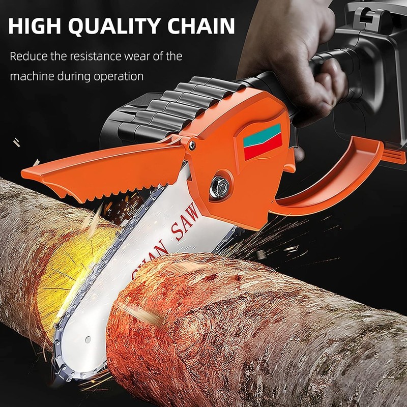 Durable 6-Inch Chainsaw Chain Set: 4-Pack with Guide Bar for Quick Installation gallery