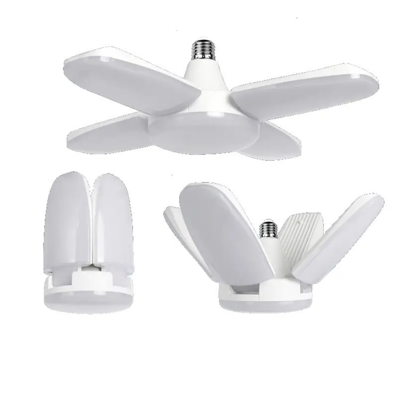 LED Deformable Panel Light Bulb Adjustable E27 Screw 48W 6500K 230V 2pc