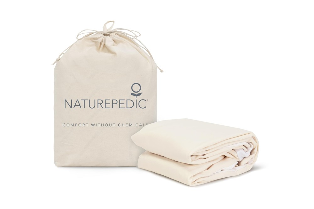 Organic Waterproof Mattress Protector Pad Washable & Reusable Fitted Stretch Kni