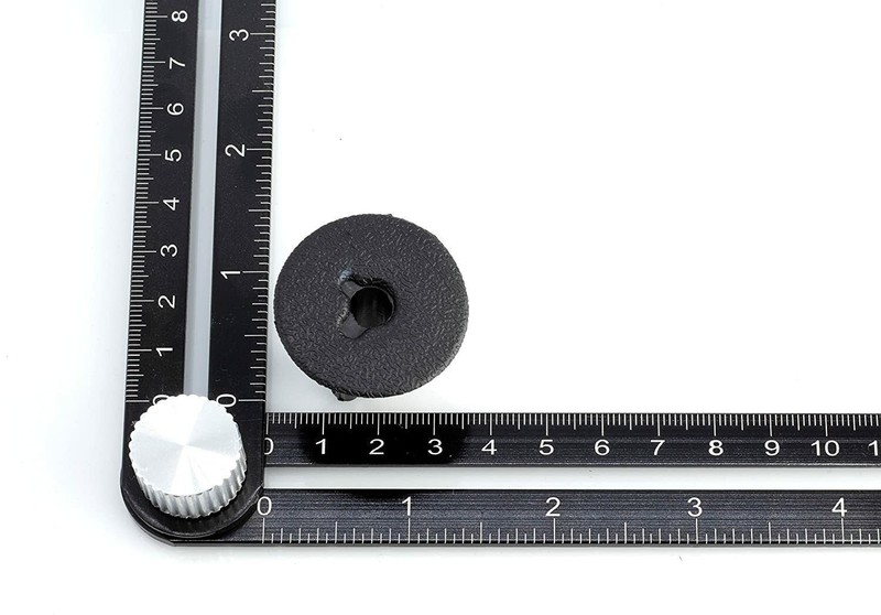 White Single Feed Through Bushing For Coax Coaxial Cable RG6 - 100 Pack gallery
