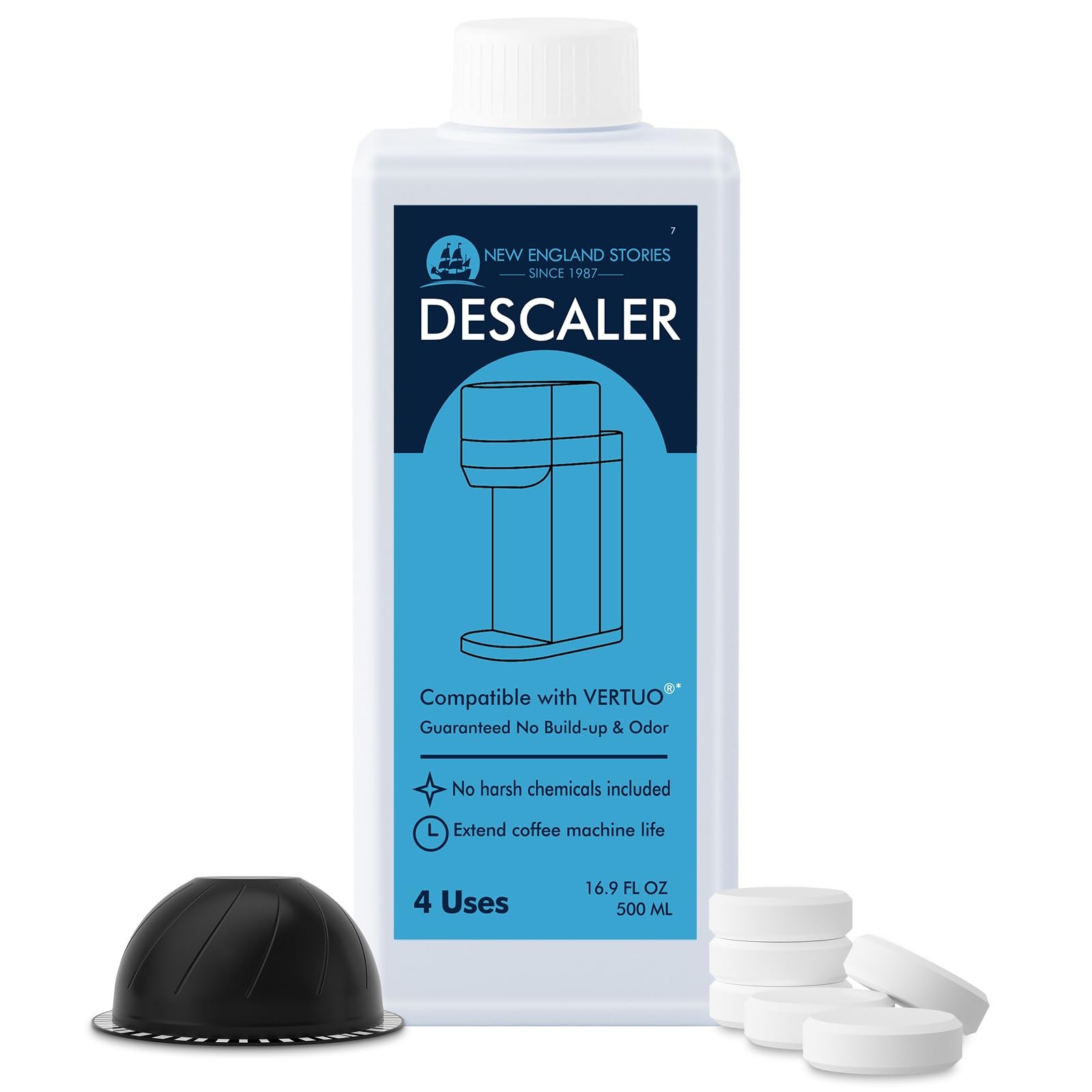 (12 Months Supply) Descaling Kit Compatible with Nespresso Vertuo, Odorless C... gallery