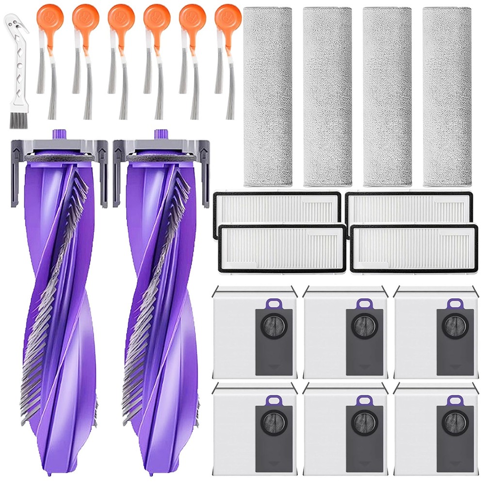 Replacement Parts Accessories Kit Compatible for Narwal Flow 2 Robot Vacuum