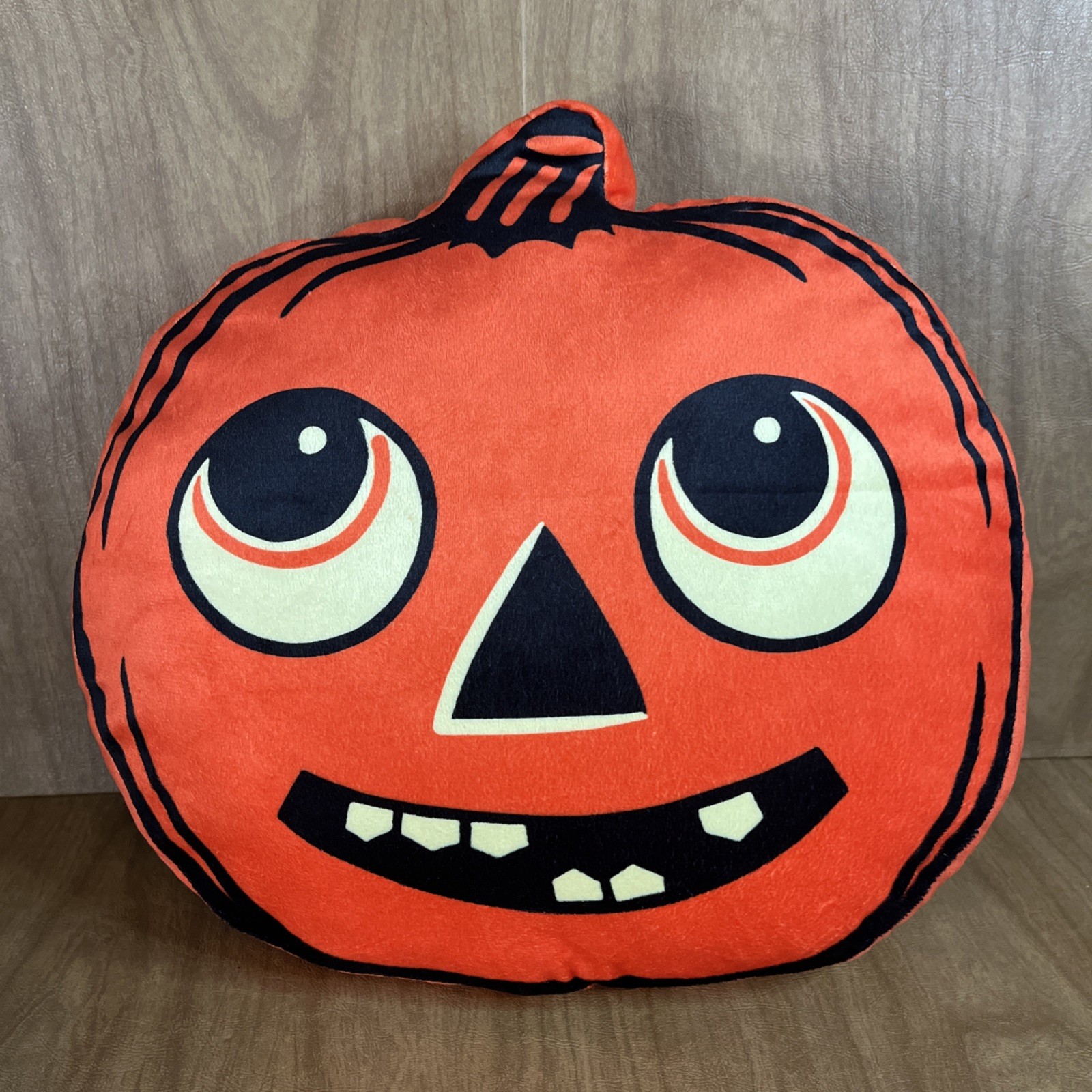 Creepy Company Beistle JACK O LANTERN PILLOW Plush Halloween Decor Pumpkin gallery