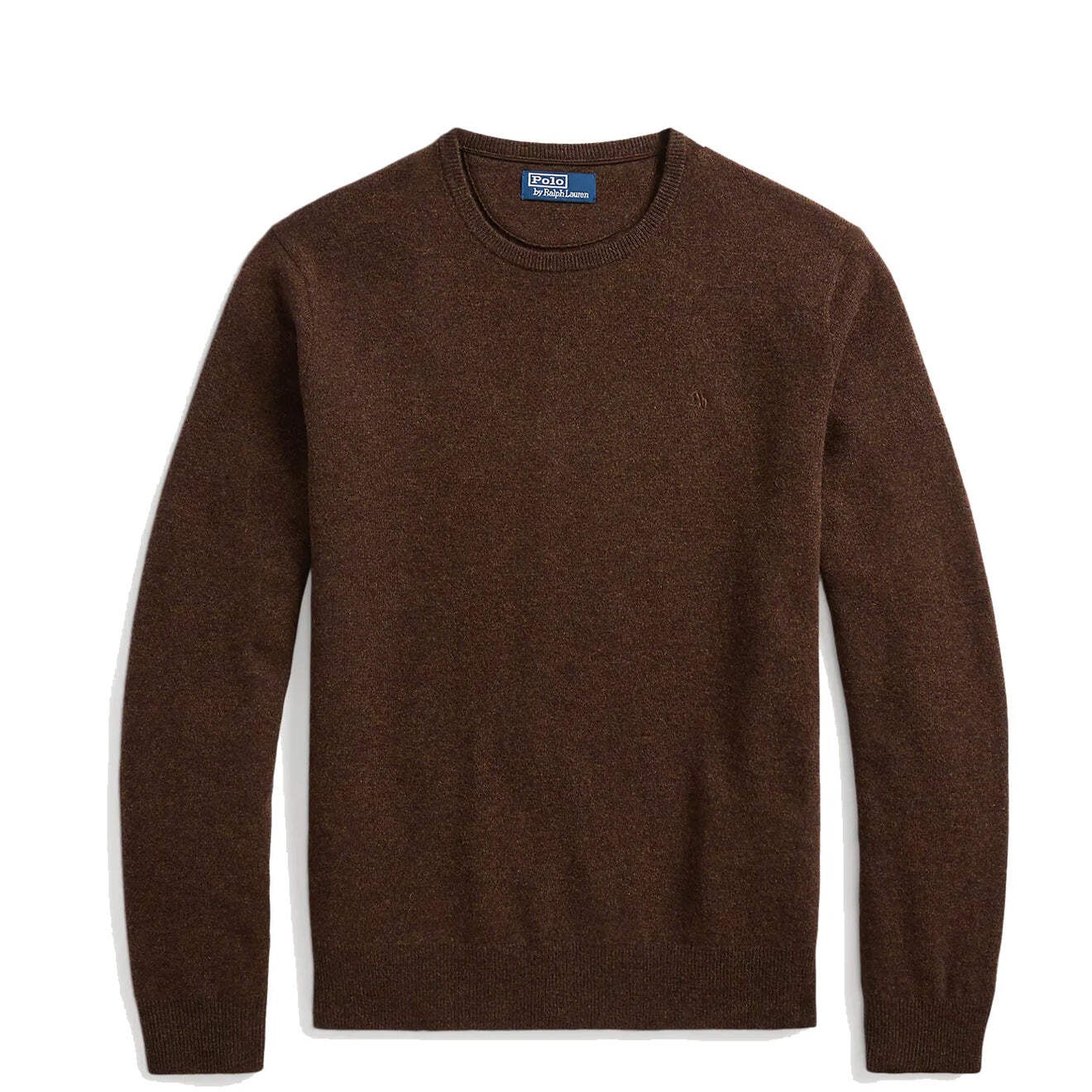 Polo Ralph Lauren Wool Crew Neck Knit Dark Chestnut Heather gallery