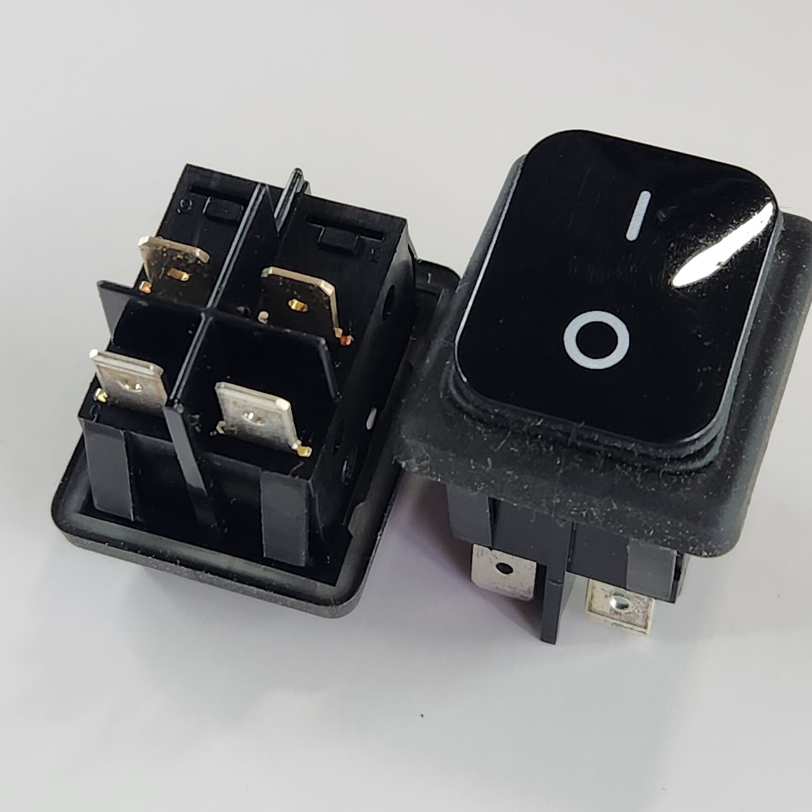 2pcs T120/55 B4... ON-OFF Switch 4 Pin IP55 Dustproof Black gallery