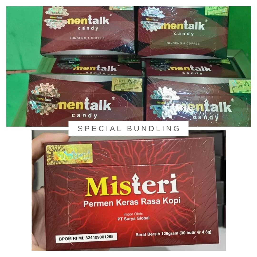 2 BOX SPECIAL BUNDLING Men talk Candy + Mist eri Coffee Candies Box Gift Premium gallery