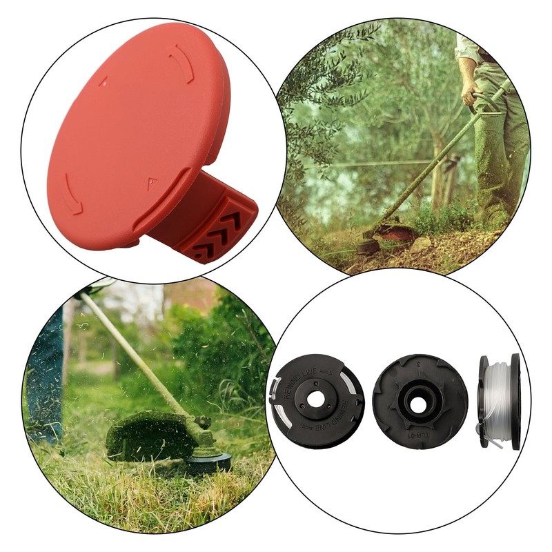 17FT / 5.2M Spool Trimmer Line Cap & Cover For Hyper Tough HT21 401 002 04 US gallery