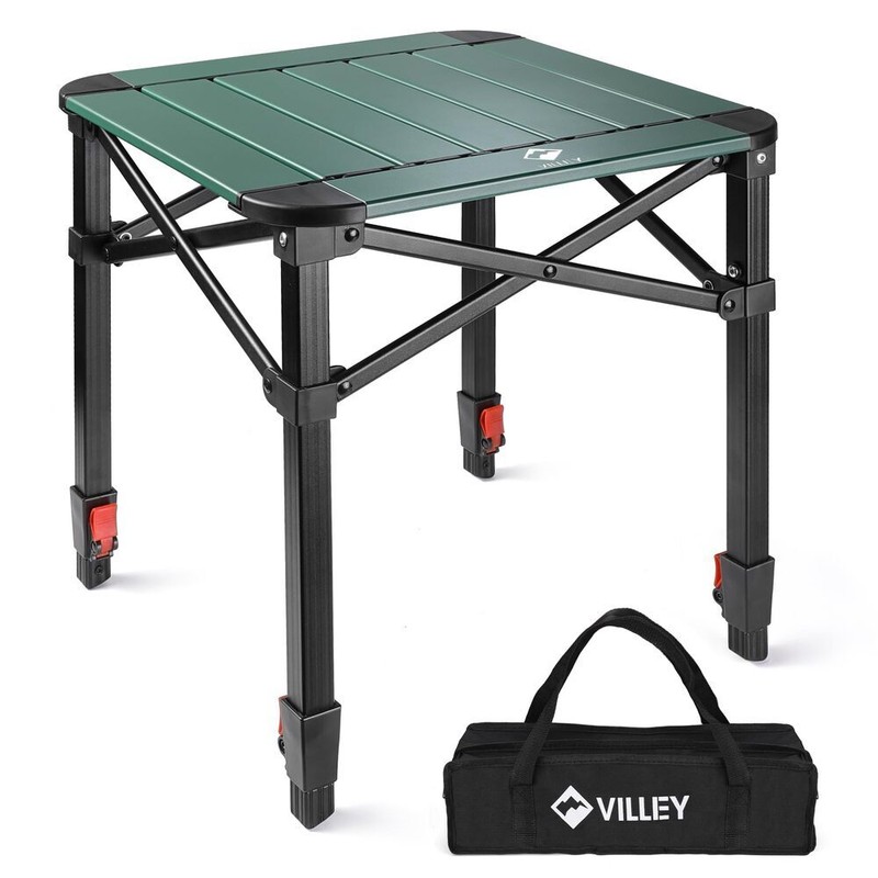VILLEY Folding Camping Square Table with Carry Bag for Outdoor, Camping BBQ (M) gallery
