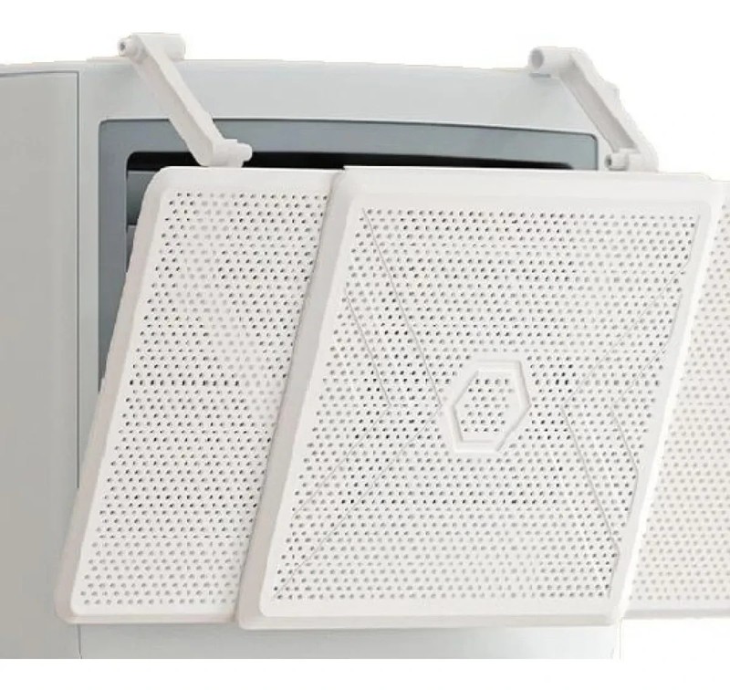 Air Conditioner Deflector for Window Floor Vent Units Lightweight Adjustable PP gallery