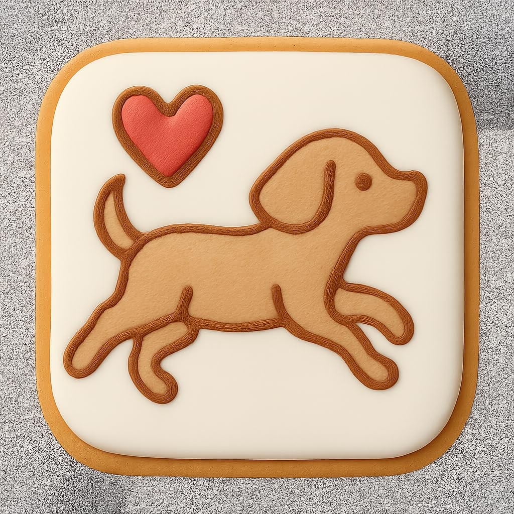 Running Puppy Lover Cookie Cutter & Stamp - 4x4 Fun Kitchen Baking gallery
