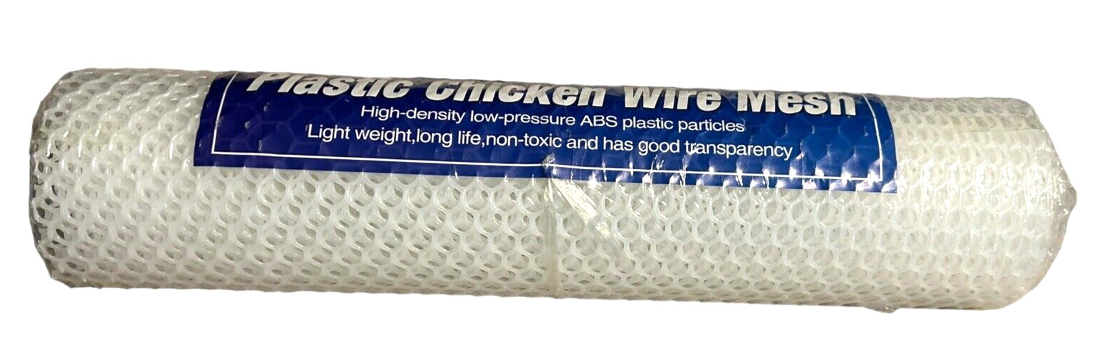 High Density Chicken Wire Fence Mesh - White Plastic - 15.7" Wide X 10 Feet Long gallery