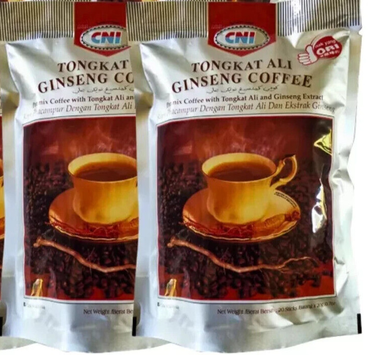 CNI TA Ginseng Instant Coffee 20 Sticks x 20g ( Pack of 2 ) gallery