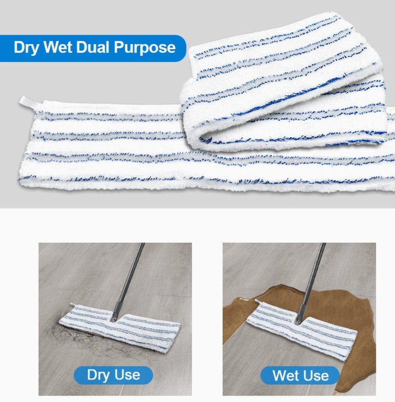 Microfiber Mop Replacement Heads Compatible with O-Cedar Dual Action Flat Mop gallery
