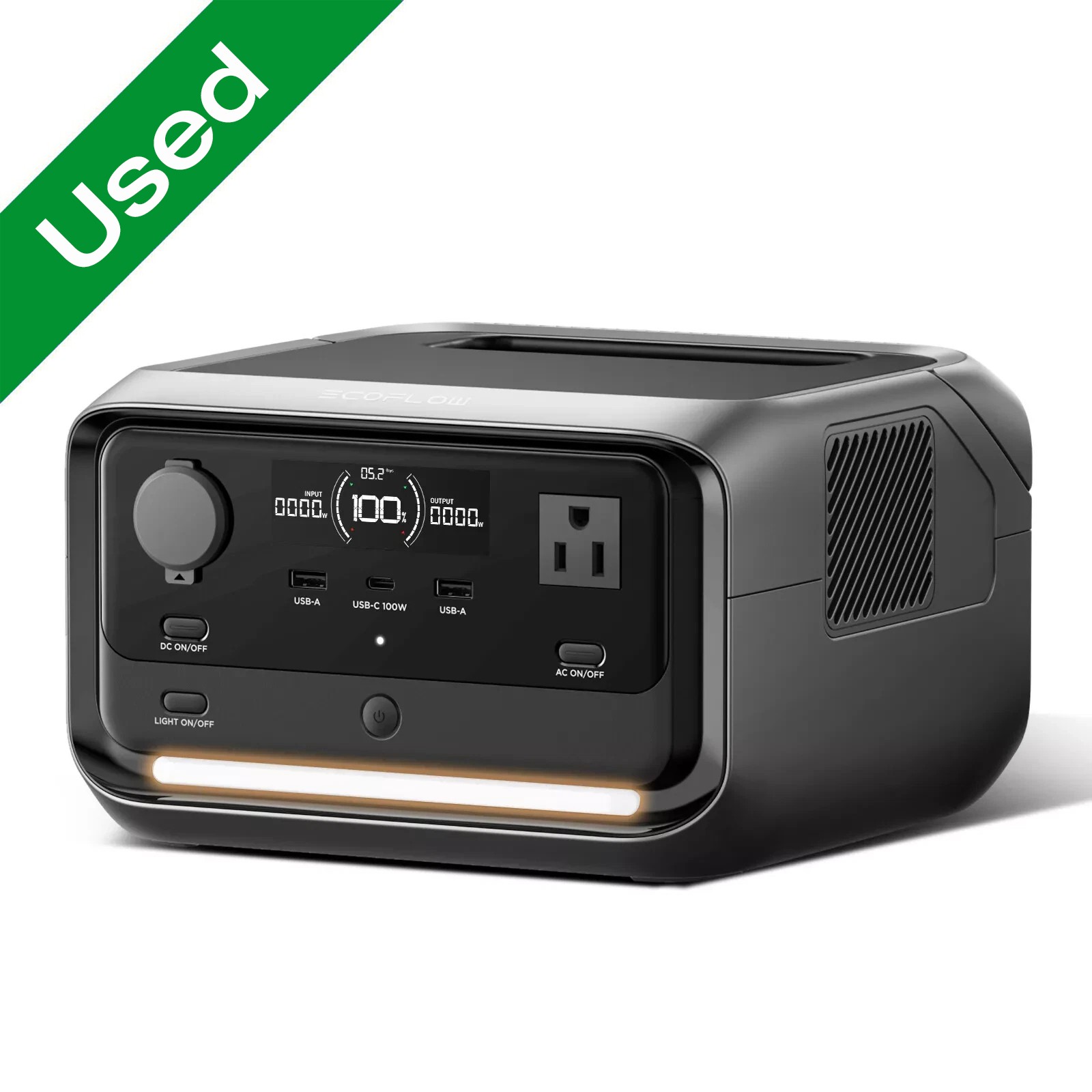 EcoFlow River 3 Plus 286Wh Portable Power Station LiFePO4 Battery Used gallery