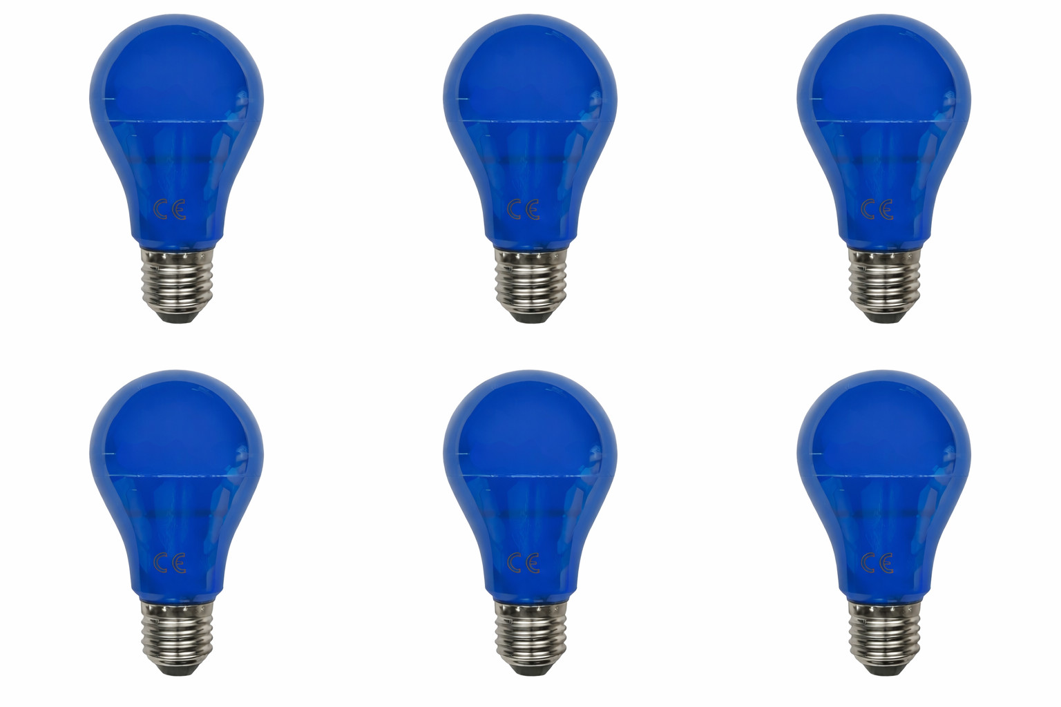 LED A19 Blue Light Bulbs, E27 Medium Base, 5W, 40–60W Equivalent, 400 Lumens, In gallery
