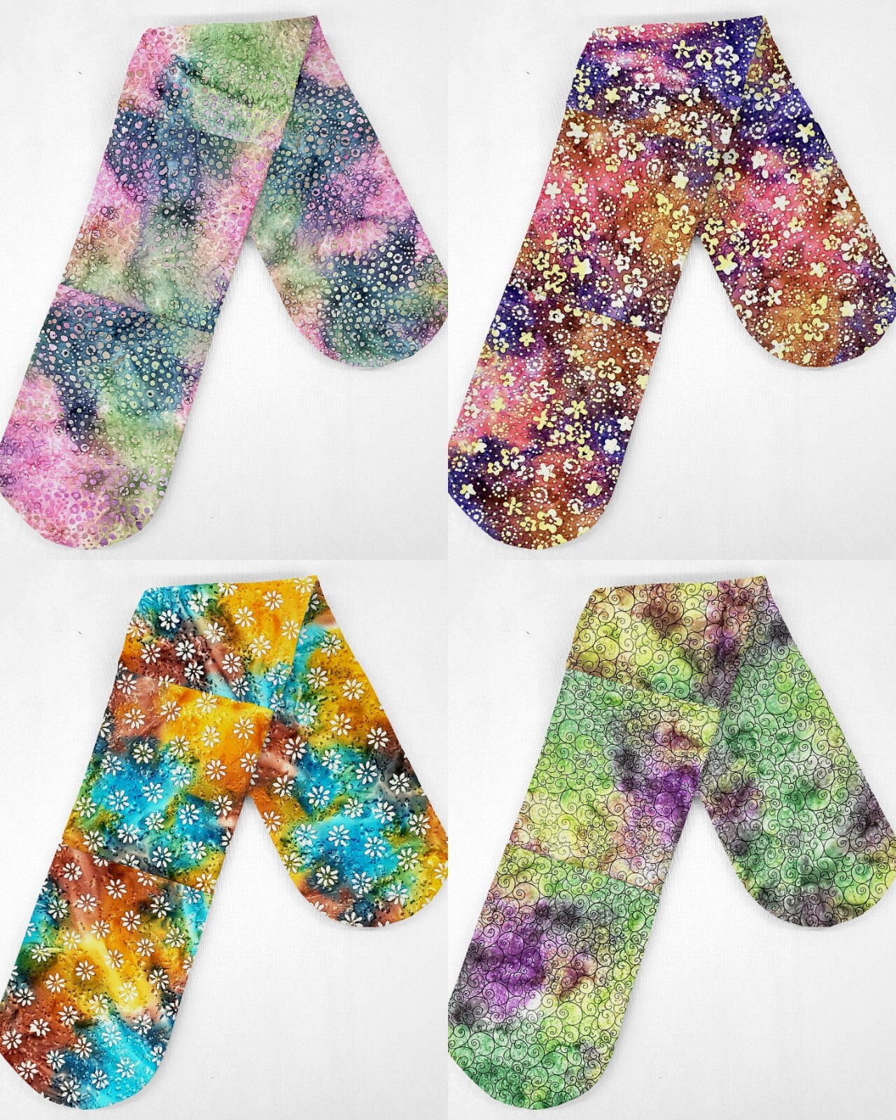 Batik Tie Dye Double Oven Mitt (4 Patterns Available) gallery