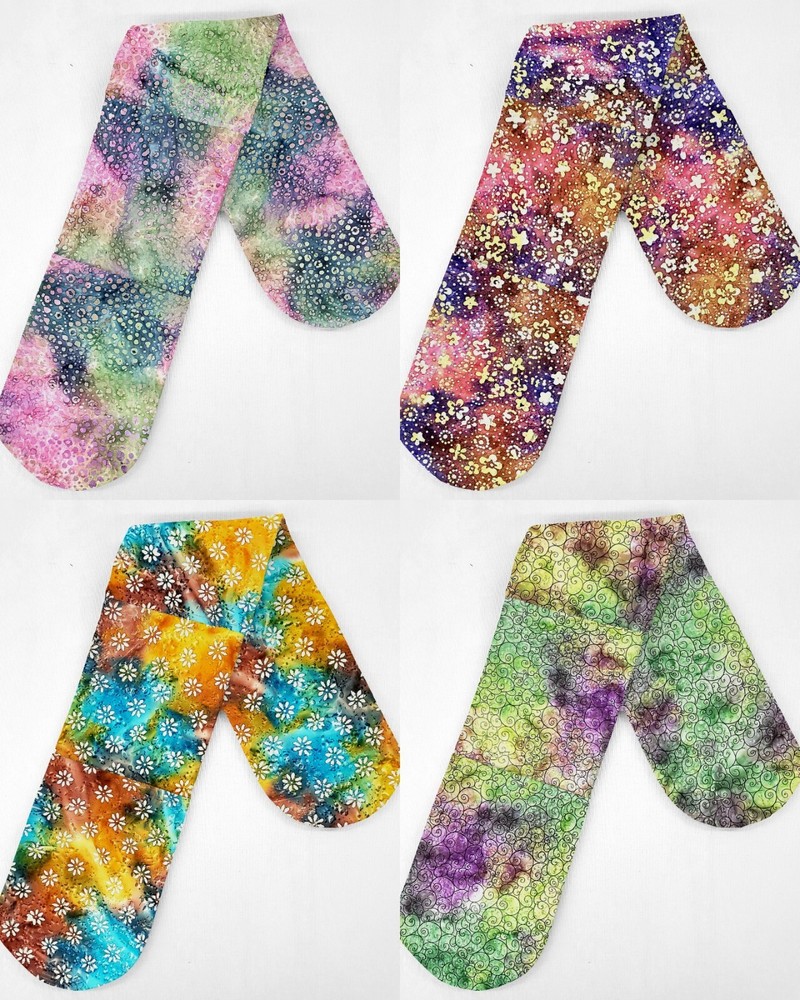 Batik Tie Dye Double Oven Mitt (4 Patterns Available)