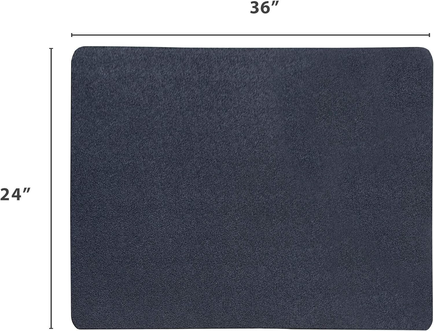 VersaTex Multi-Purpose Recycled Rubber Floor Mat 36"L x 24"W x 0.1"Th, Black gallery