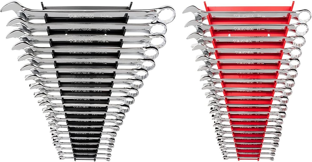 TEKTON Combination Wrench Set, 38-Piece (1/4 - 1-1/4 in., 6-24 mm) - | WCB91302