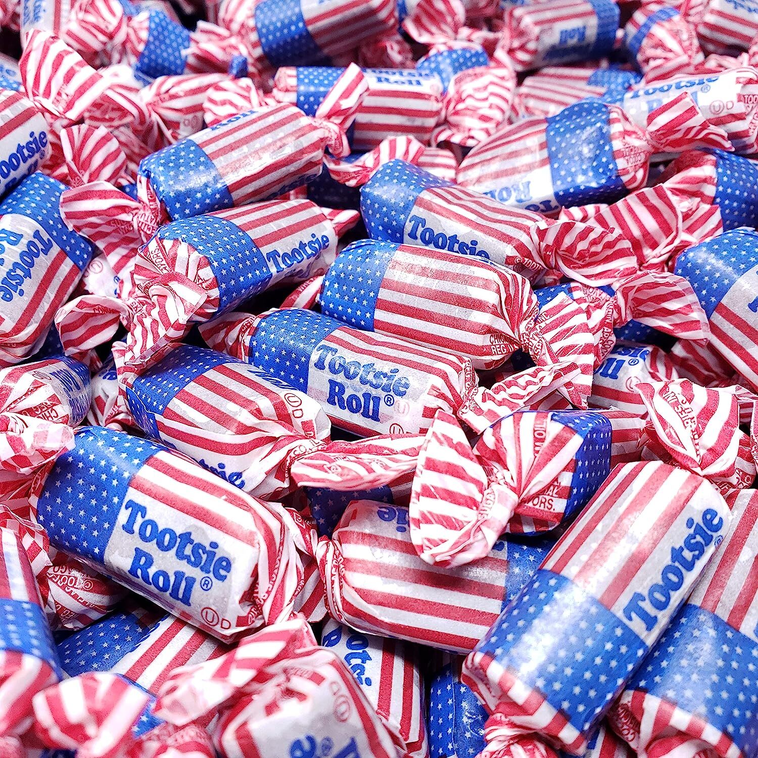Candy Retailer - Flag Tootsie Rolls - Patriotic Candy - 2 Lb gallery