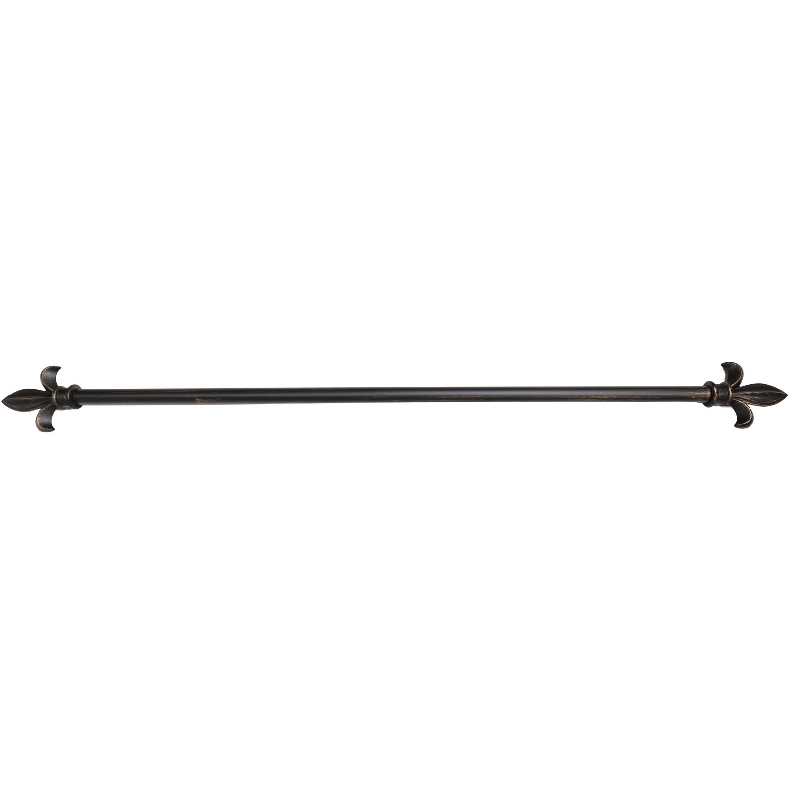 Fleur de Lys Antique Tapestry Rod, Versatile 48-84 in, Ideal for Home Decor gallery