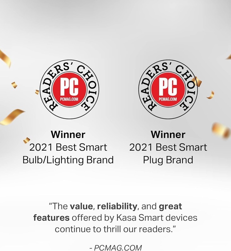 Kasa Smart LED Bulbs Multicolor Dimmable A19 800LM WiFi No Hub Required 2-Pack gallery