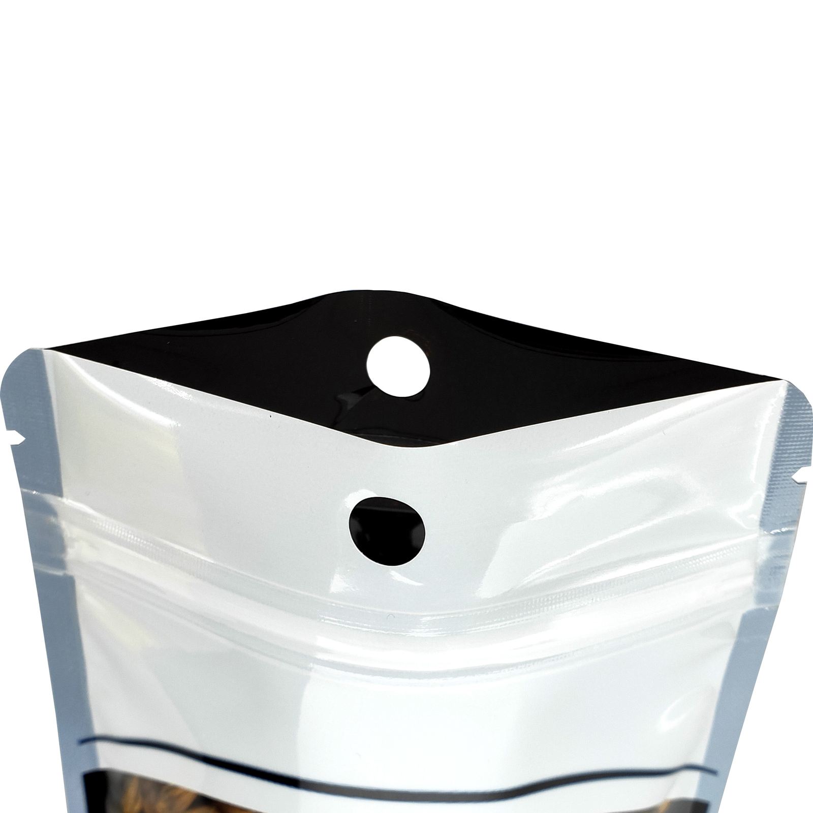 100 Clear/Color Plastic Resealable Zip Seal Bags with Hang Hole for Repacking gallery