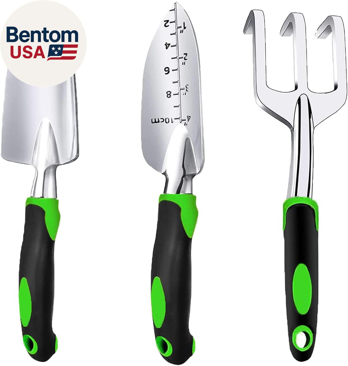 Garden Tool Set, 3 Piece Gardening Tools Includes Garden Trowel, Transplant Trow gallery